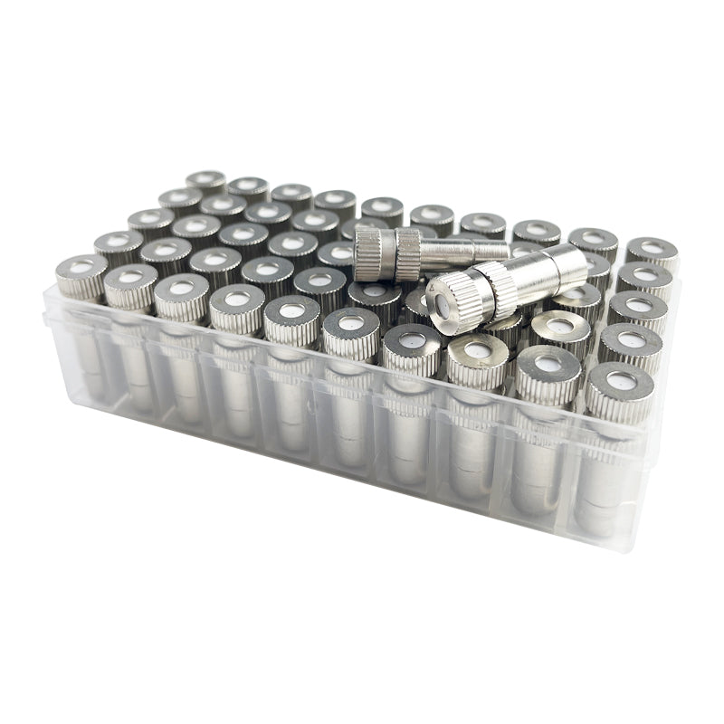 50 Pc Low Pressure High Quality Atomizing Misting Nozzle Spray Injector Atomization Head Mister Mist Spraying System Nozzle