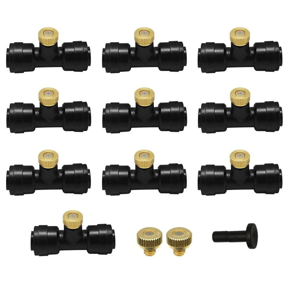 Misting Nozzles Kit Fog Nozzles For Patio Misting System Outdoor Cooling System Garden Water Mister