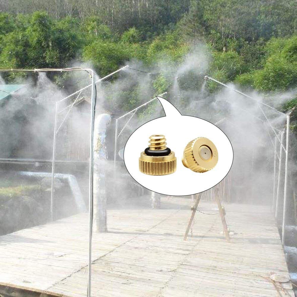 Misting Nozzles Kit Fog Nozzles For Patio Misting System Outdoor Cooling System Garden Water Mister
